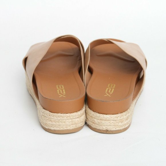 X2B Crisscross Platform Espadrilles Slide Sandal 9 - Picture 10 of 12